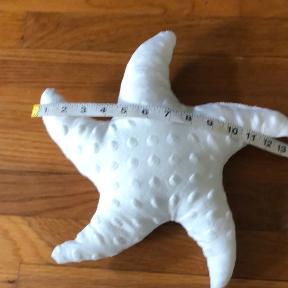 White Starfish Shaped Pillow